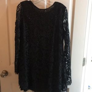 Black lace top